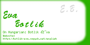eva botlik business card